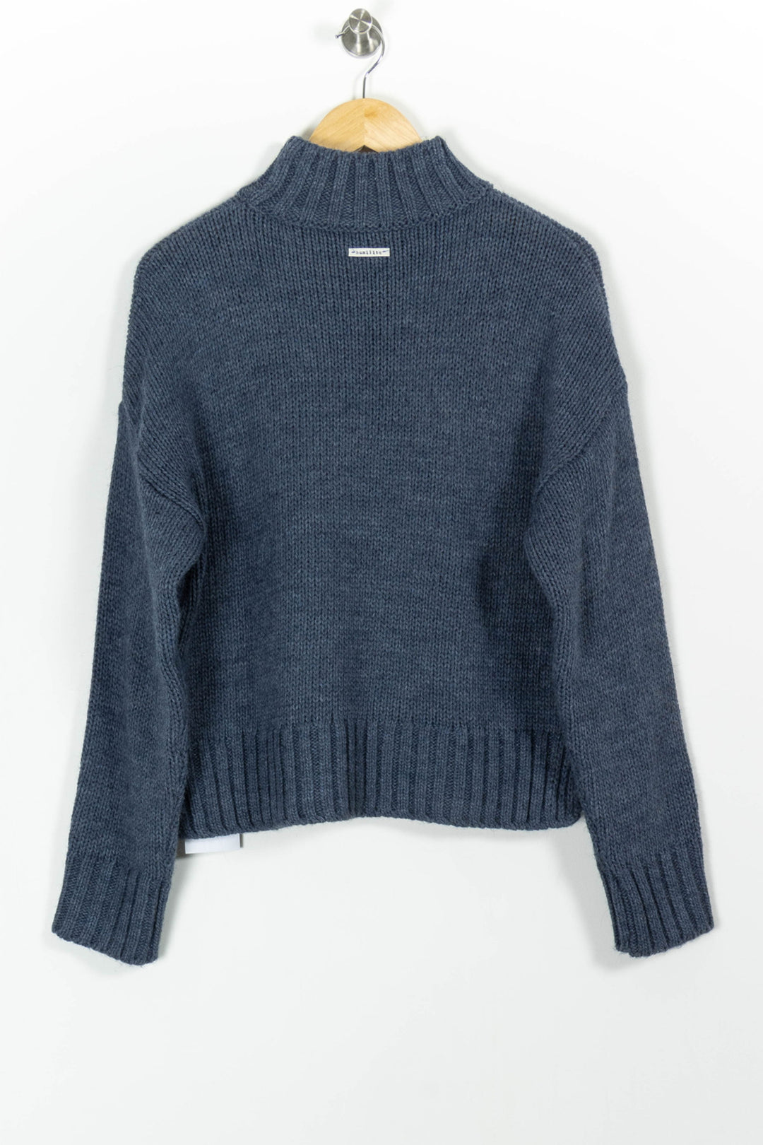 Pull Col Cheminée Bleu - Taille L/40 de la marque Humility | PARAD99490 - Vendu par Paradigme - Image 4