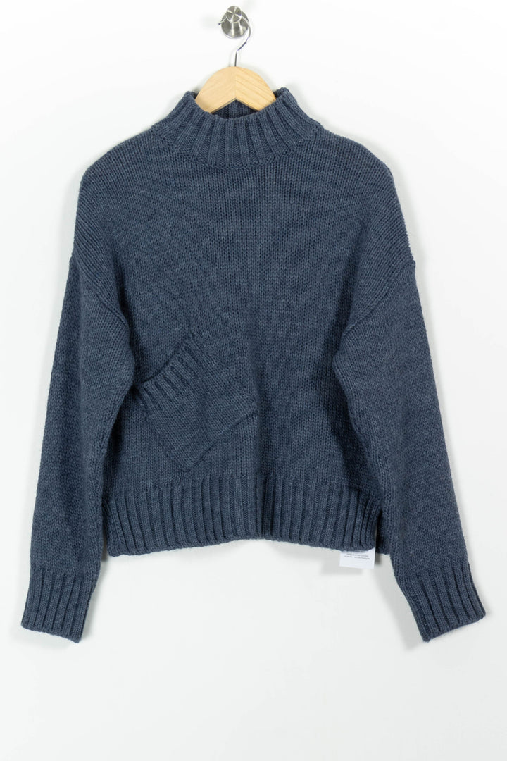 Pull Col Cheminée Bleu - Taille L/40 de la marque Humility | PARAD99490 - Vendu par Paradigme - Image 2