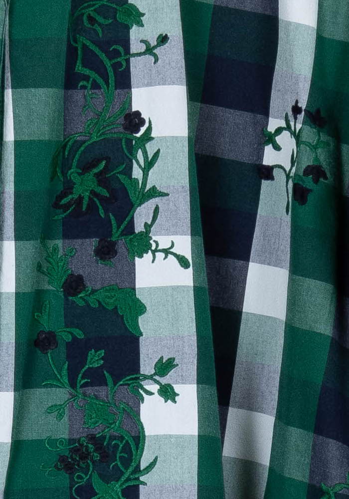 Chemise À Carreaux Verte et Bleue - Taille L/40 de la marque Stella Forest | PARAD99491 - Vendu par Paradigme - Image 3