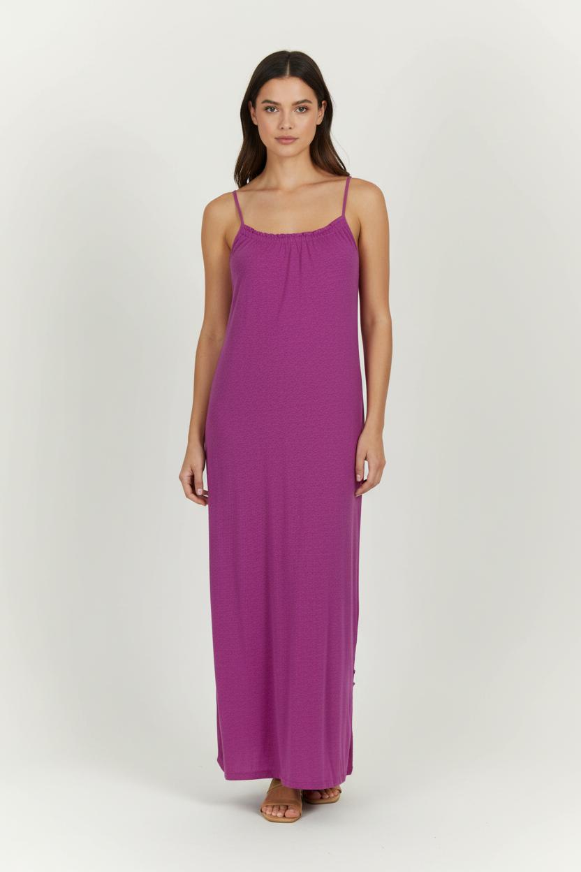 Robe Longue Violette - Taille M/38 de la marque Des petits hauts | PARAD99495 - Vendu par Paradigme - Image 1