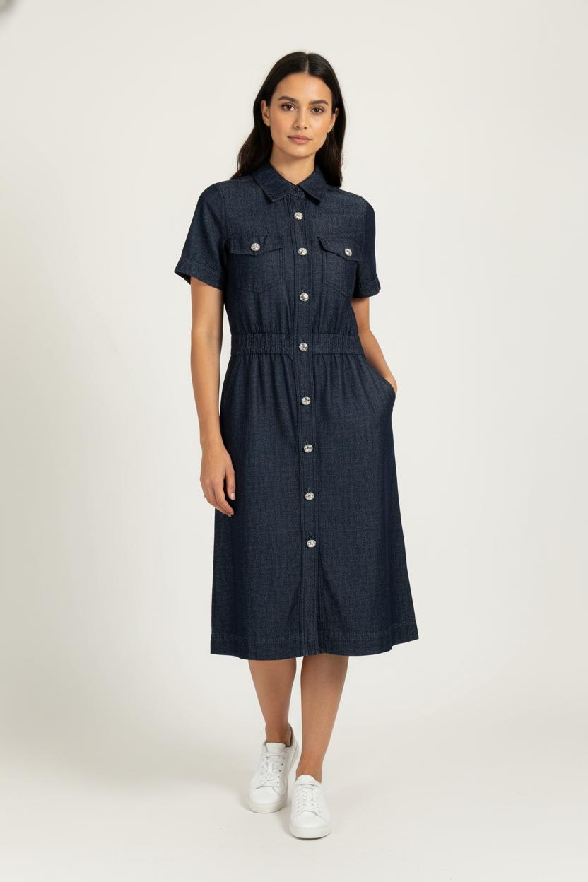 Robe Chemise Bleu - Taille S/36 de la marque Manoush | PARAD99497 - Vendu par Paradigme - Image 1
