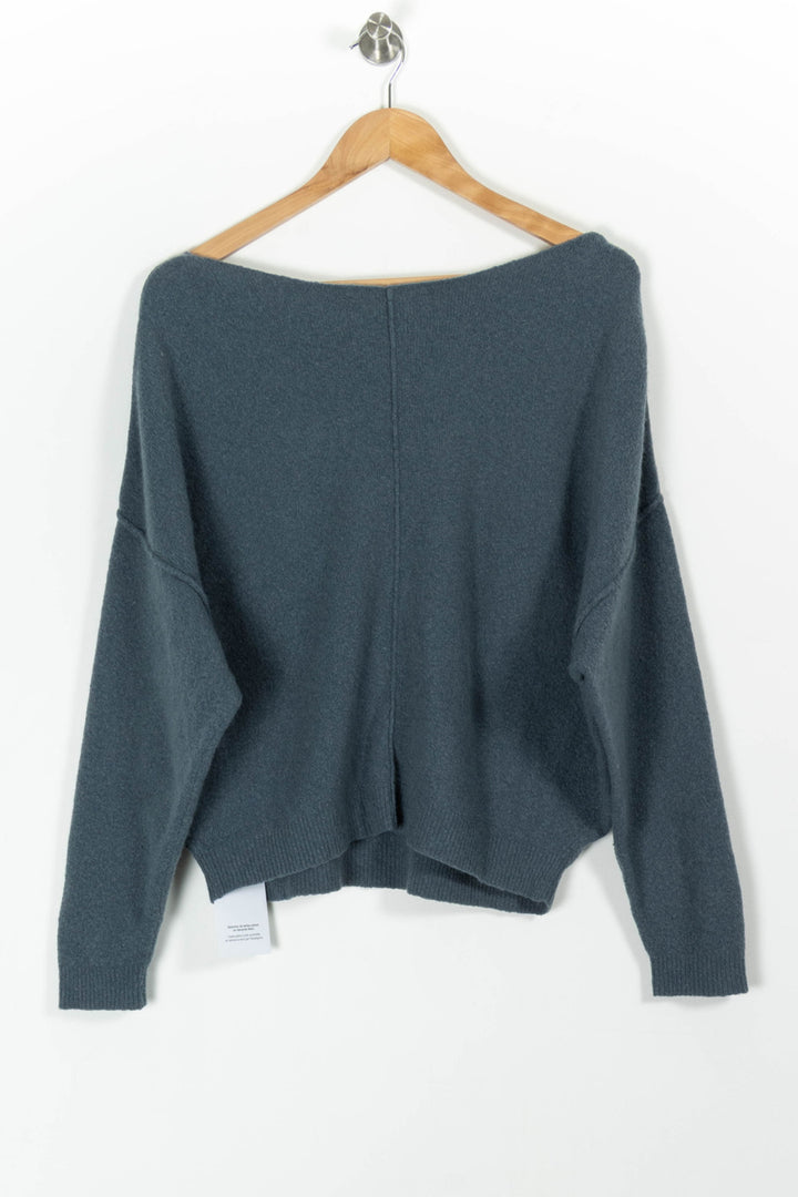 Pull Bleu - Taille XS/34 de la marque American Vintage | PARAD99498 - Vendu par Paradigme - Image 4