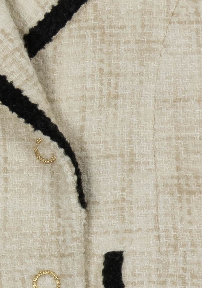 Veste Beige et Noire - Taille XS/34 de la marque ba&sh | PARAD99500 - Vendu par Paradigme - Image 3