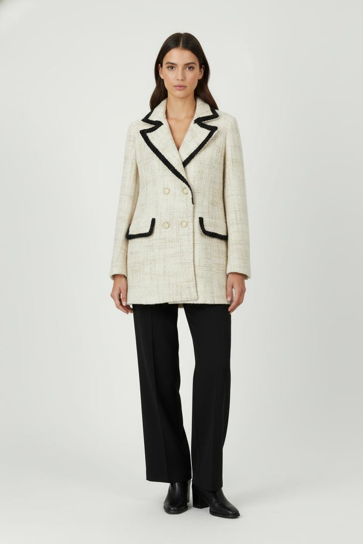 Veste Beige et Noire - Taille XS/34 de la marque ba&sh | PARAD99500 - Vendu par Paradigme - Image 1