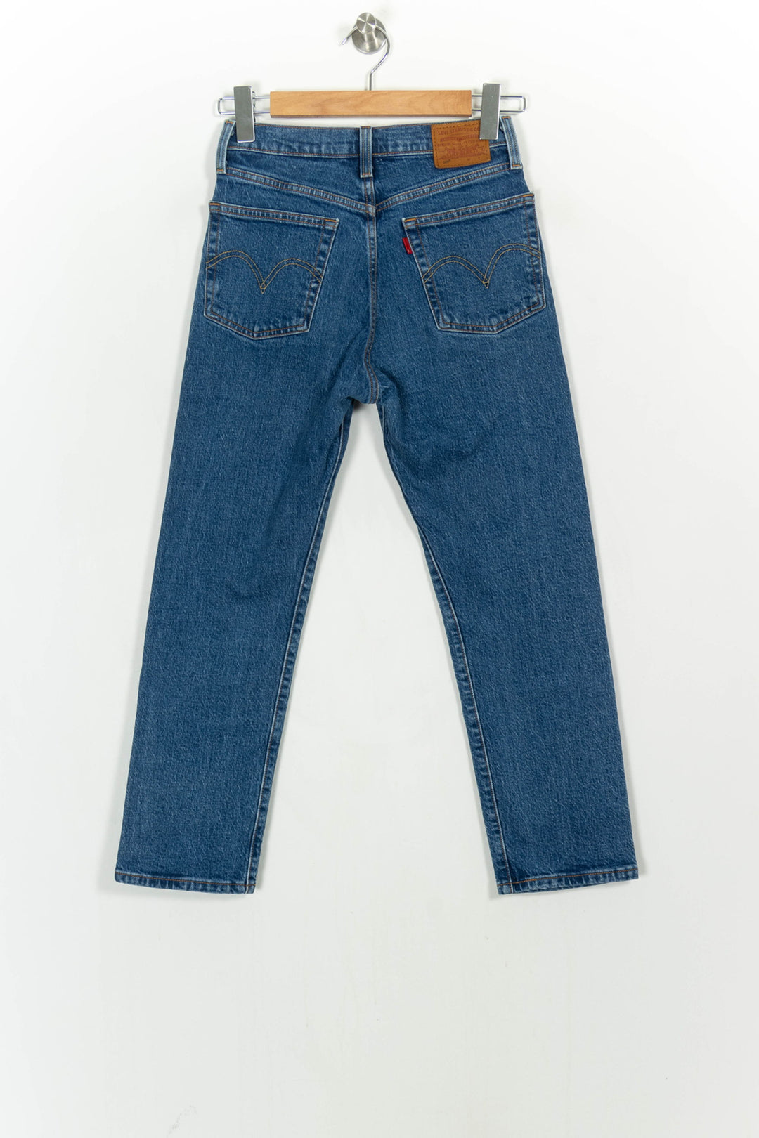 Jean Droit Bleu - Taille S/36 de la marque Levi's | PARAD99502 - Vendu par Paradigme - Image 4