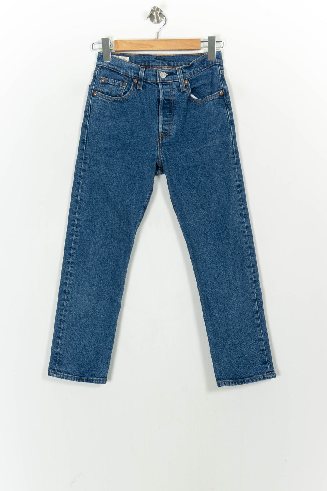 Jean Droit Bleu - Taille S/36 de la marque Levi's | PARAD99502 - Vendu par Paradigme - Image 2