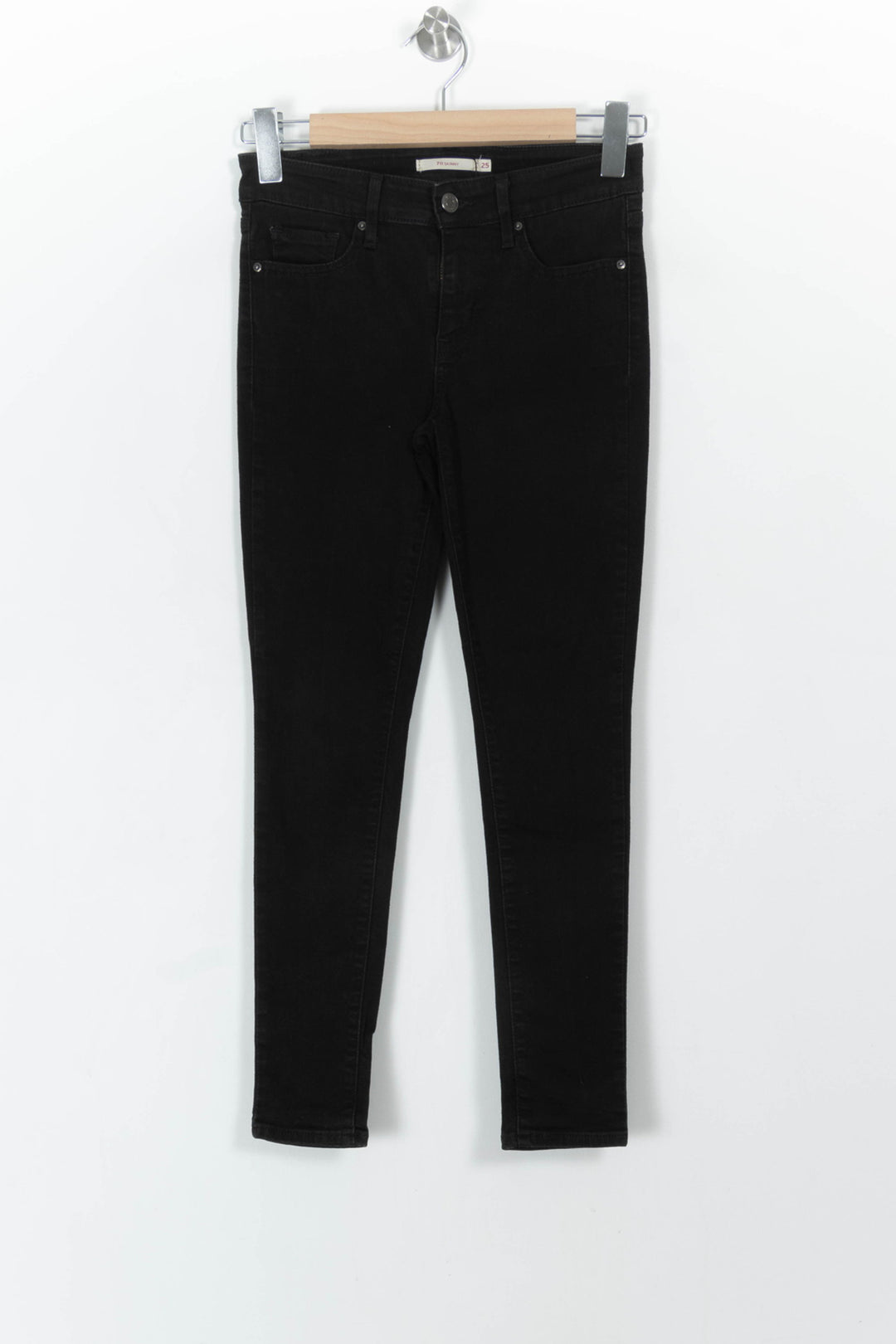 Jean Skinny Noir - Taille S/36 de la marque Levi's | PARAD99505 - Vendu par Paradigme - Image 2