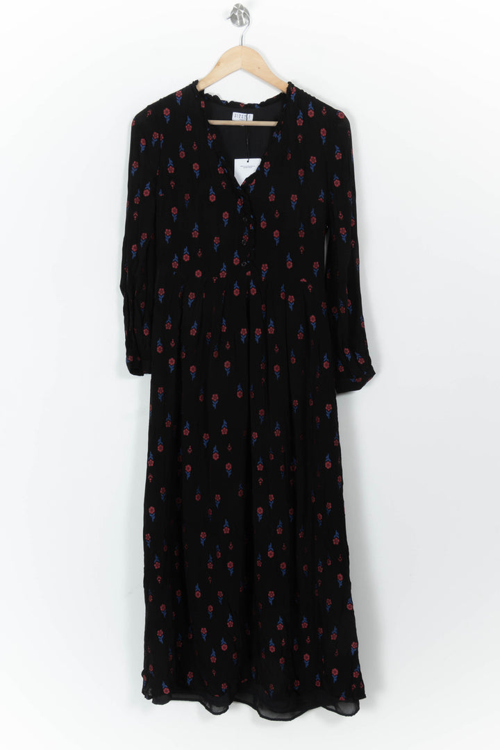 Robe Longue Noire et Bleue - Taille S/36 de la marque Claudie Pierlot | PARAD99507 - Vendu par Paradigme - Image 2
