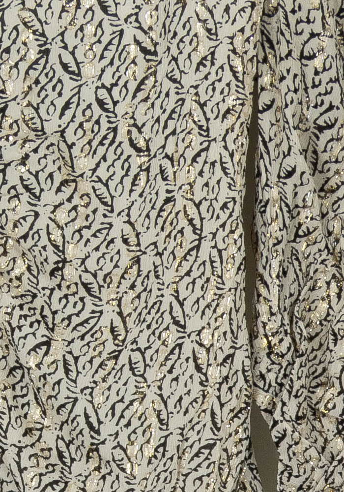 Blouse Beige et Noir - Taille M/38 de la marque Claudie Pierlot | PARAD99508 - Vendu par Paradigme - Image 3