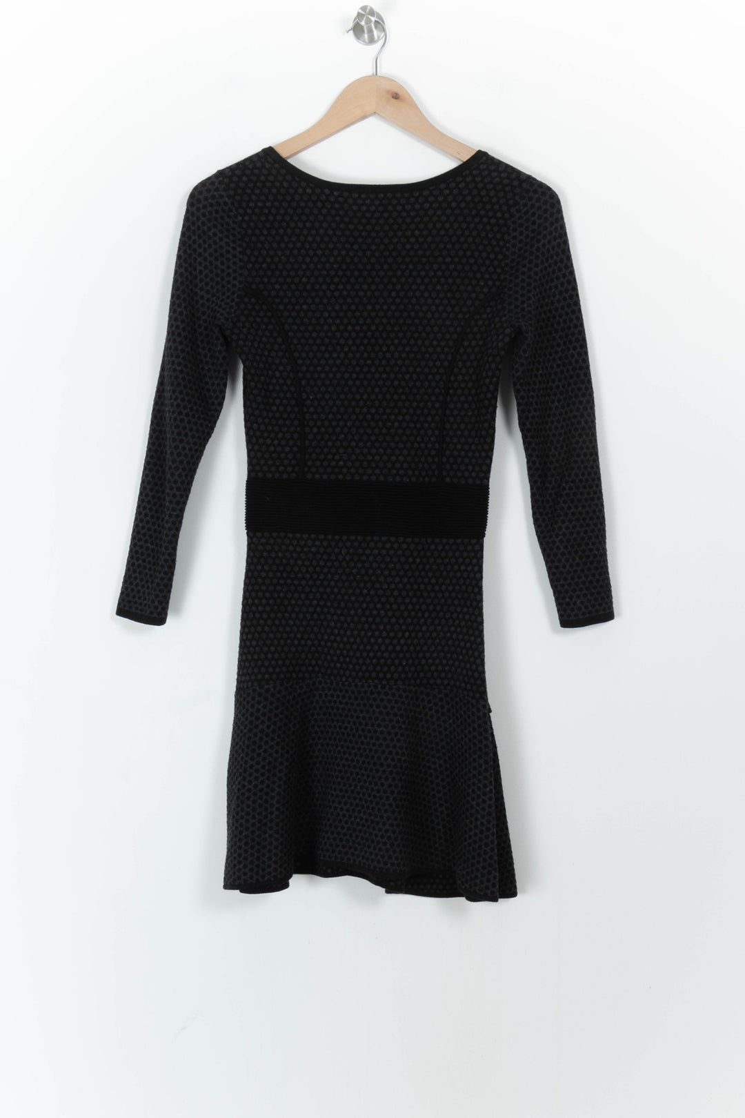 Robe Midi Noire - Taille S/36 de la marque Sandro | PARAD99509 - Vendu par Paradigme - Image 4