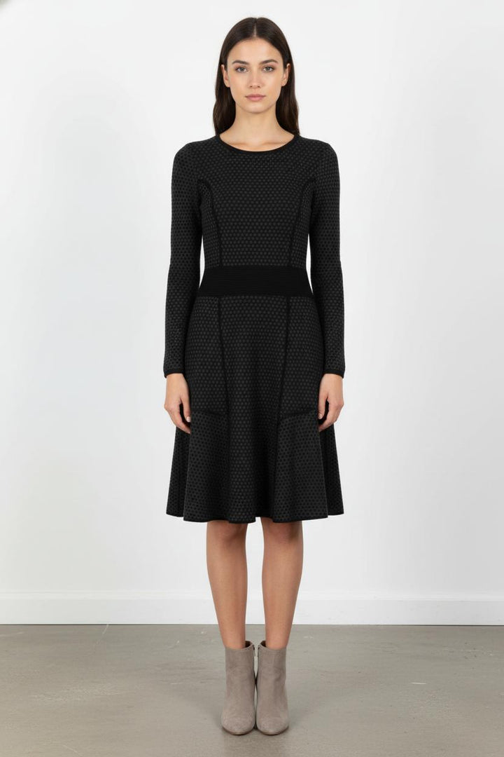 Robe Midi Noire - Taille S/36 de la marque Sandro | PARAD99509 - Vendu par Paradigme - Image 1