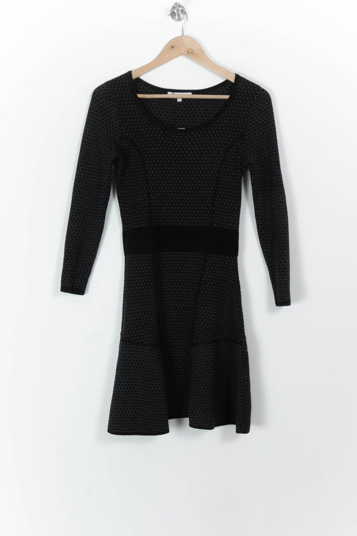 Robe Midi Noire - Taille S/36 de la marque Sandro | PARAD99509 - Vendu par Paradigme - Image 2