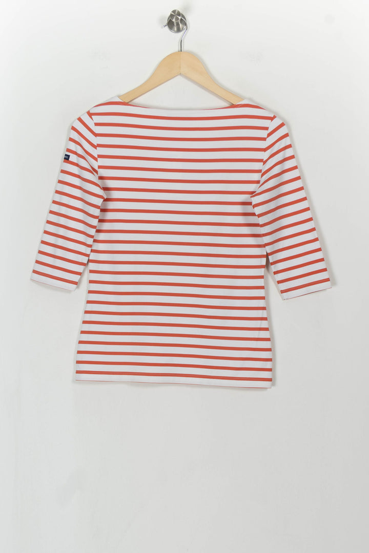 Marinière Blanche et Rouge - Taille M/38 de la marque Saint James | PARAD99533 - Vendu par Paradigme - Image 4
