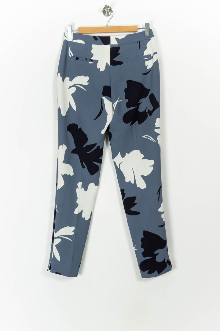 Pantalon Cigarette Bleu Noir et Blanc - Taille S/36 de la marque Maison 123 | PARAD99534 - Vendu par Paradigme - Image 4