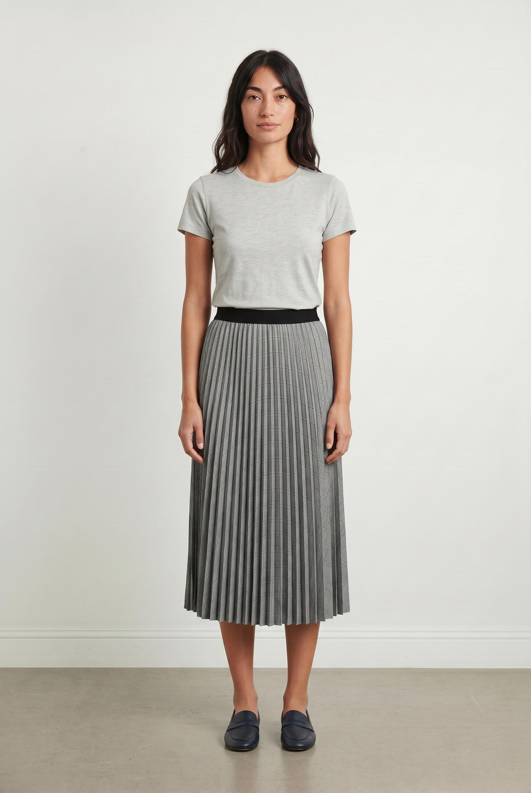 Jupe Plissée Grise - Taille M/38 de la marque Gerard Darel | PARAD99539 - Vendu par Paradigme - Image 1
