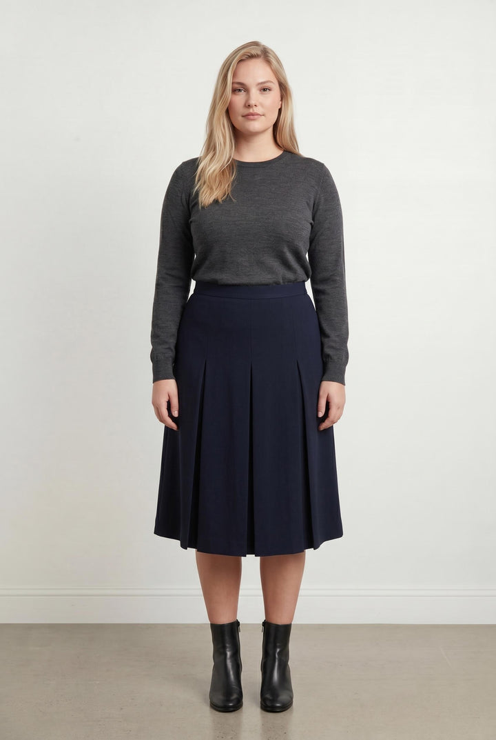 Jupe Plissée Bleue - Taille XL/42 de la marque Pablo | PARAD99547 - Vendu par Paradigme - Image 1