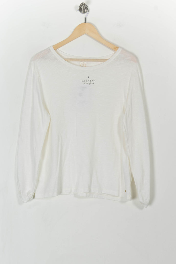 Tee-shirt blanc - Taille L/40 de la marque Des petits hauts | PARAD99548 - Vendu par Paradigme - Image 2