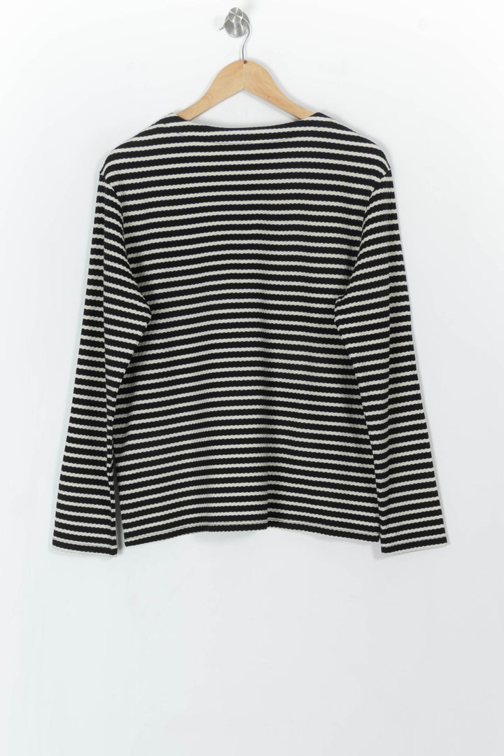 Marinière Noire et Blanche - Taille XXL/44 de la marque I.Code | PARAD99549 - Vendu par Paradigme - Image 4