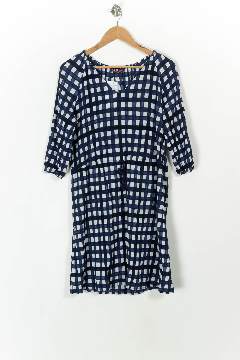 Robe Midi Bleu Marine et Blanche - Taille L/40 de la marque Comptoir des Cotonniers | PARAD99550 - Vendu par Paradigme - Image 2