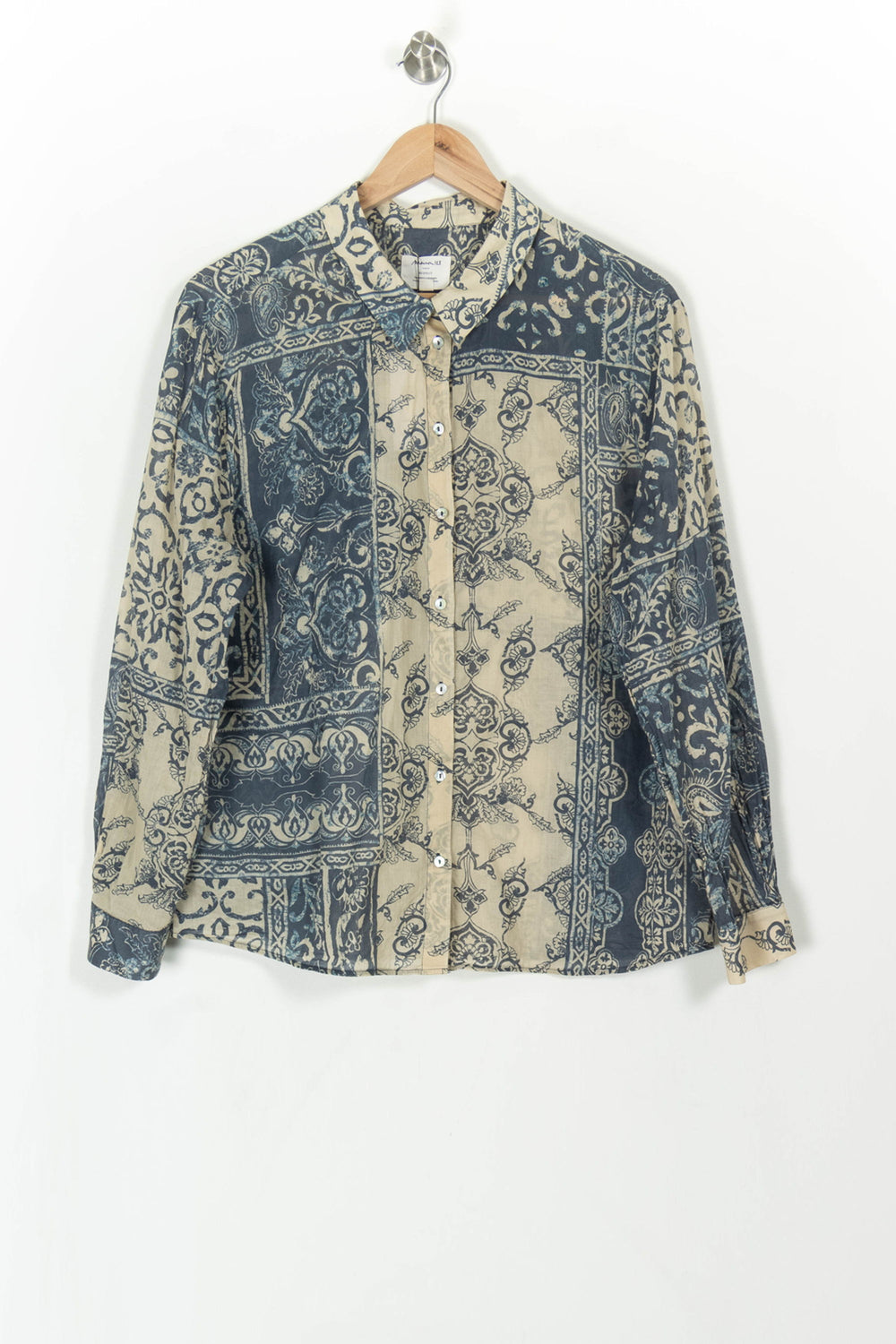 Chemise Bleu et Beige - Taille XXL/44 de la marque Maison 123 | PARAD99552 - Vendu par Paradigme - Image 2