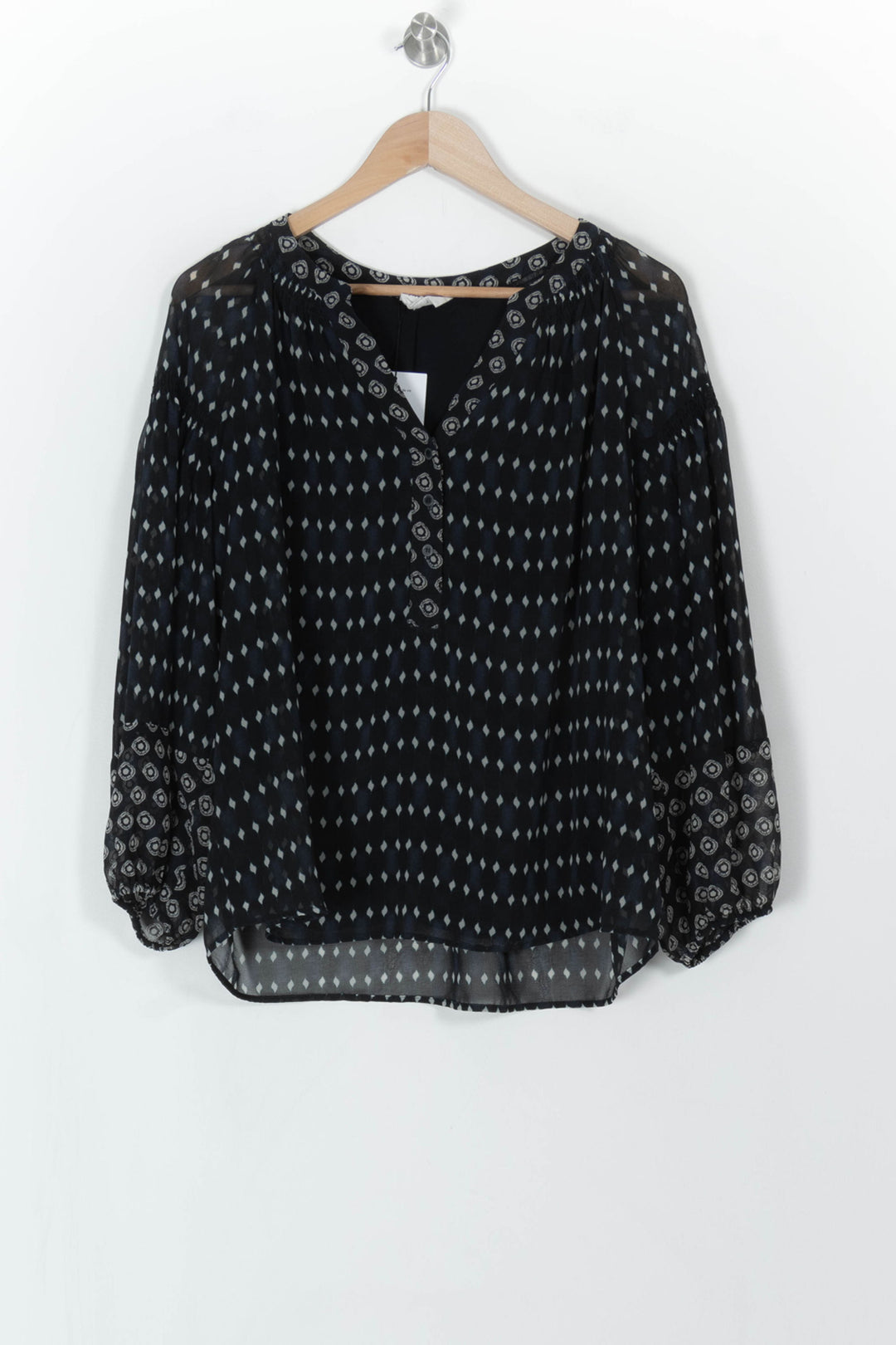 Blouse Noire et Blanche - Taille XL/42 de la marque Maison 123 | PARAD99554 - Vendu par Paradigme - Image 2