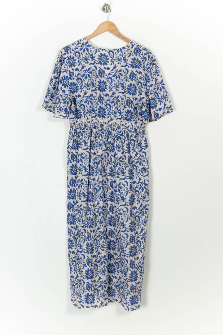 Robe Longue Bleu et Blanche - Taille XXL/44 de la marque Maison 123 | PARAD99558 - Vendu par Paradigme - Image 4
