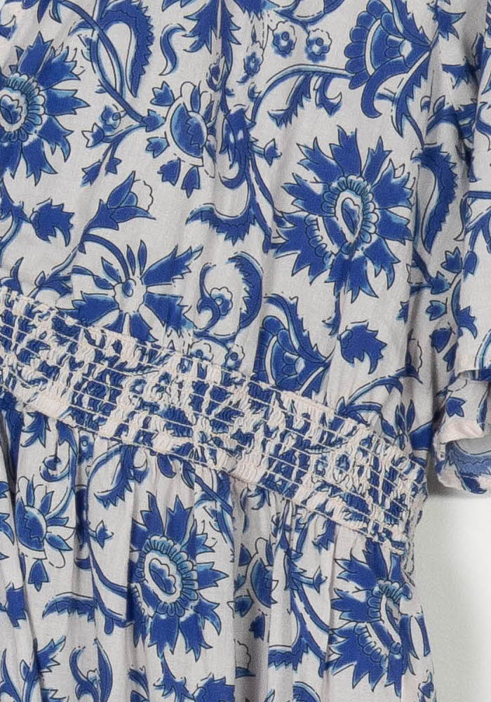 Robe Longue Bleu et Blanche - Taille XXL/44 de la marque Maison 123 | PARAD99558 - Vendu par Paradigme - Image 3