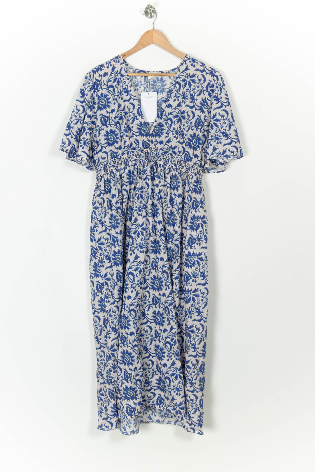 Robe Longue Bleu et Blanche - Taille XXL/44 de la marque Maison 123 | PARAD99558 - Vendu par Paradigme - Image 2