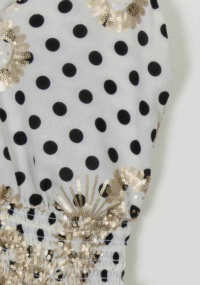 Débardeur Blanc et Doré - Taille S/36 de la marque Maje | PARAD99567 - Vendu par Paradigme - Image 3