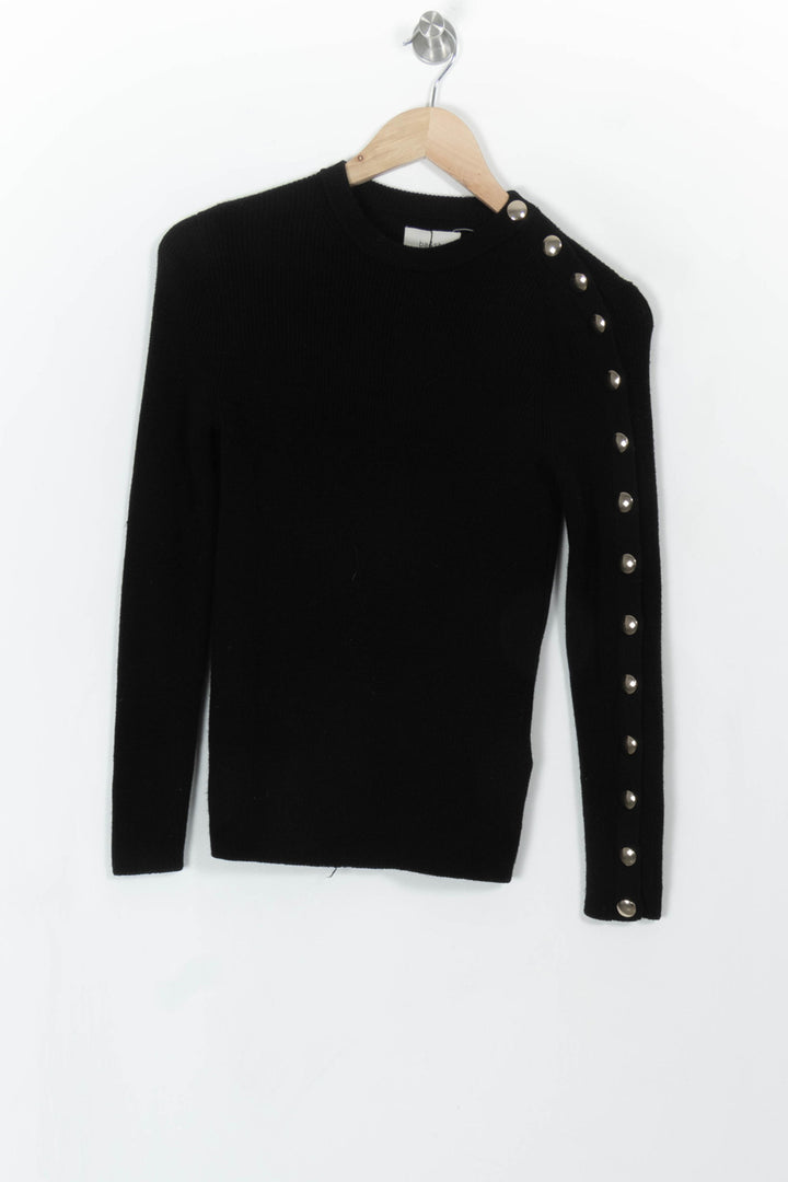 Pull Noir - Taille S/36 de la marque ba&sh | PARAD99571 - Vendu par Paradigme - Image 2