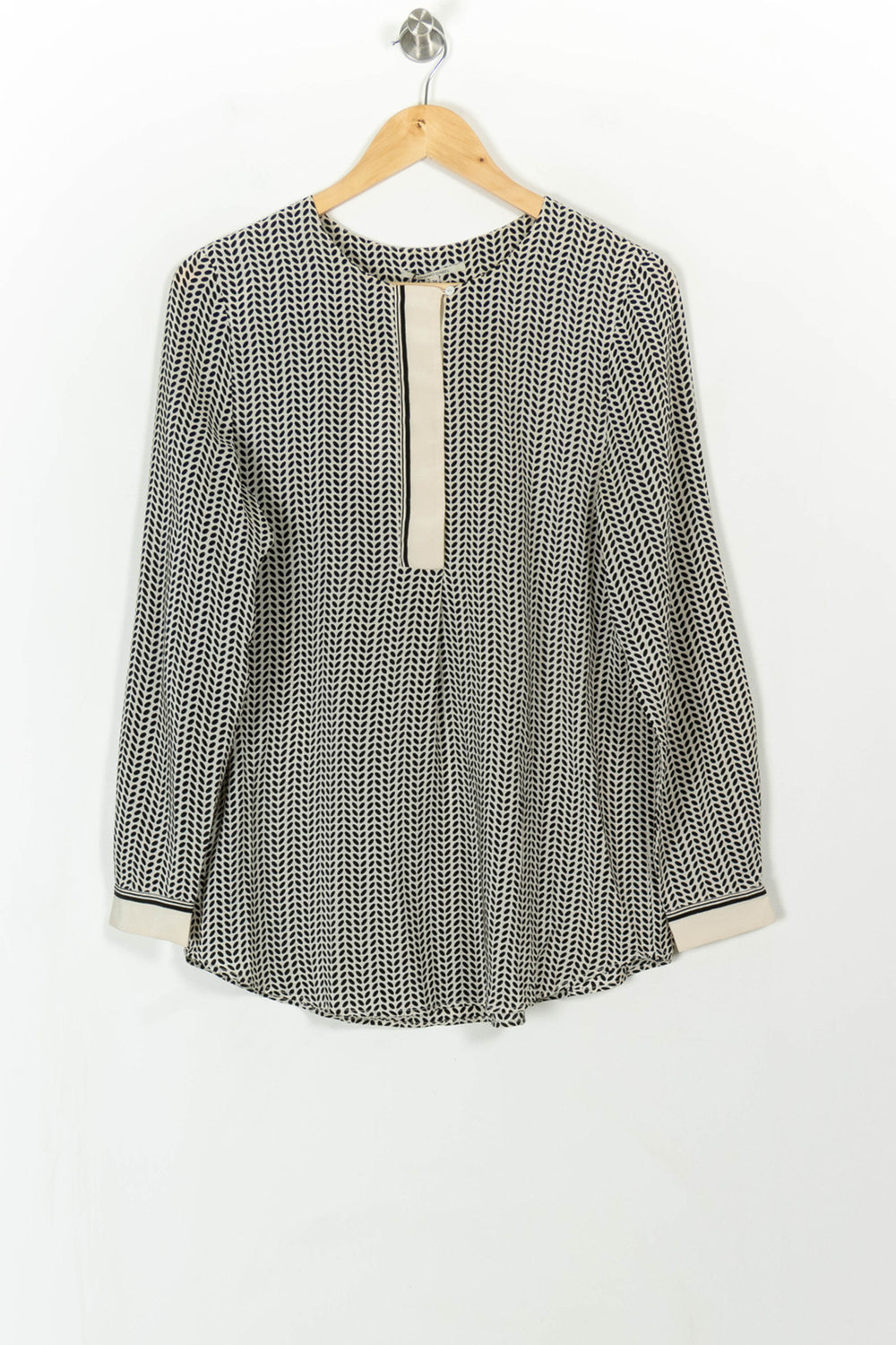 Blouse Blanche et Noire - Taille M/38 de la marque Gerard Darel | PARAD99577 - Vendu par Paradigme - Image 2