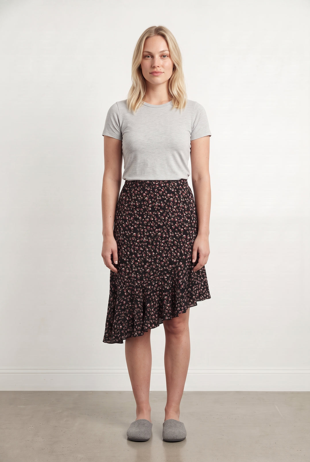 Jupe Longue Noire et Rouge - Taille L/40 de la marque Gerard Darel | PARAD99578 - Vendu par Paradigme - Image 1