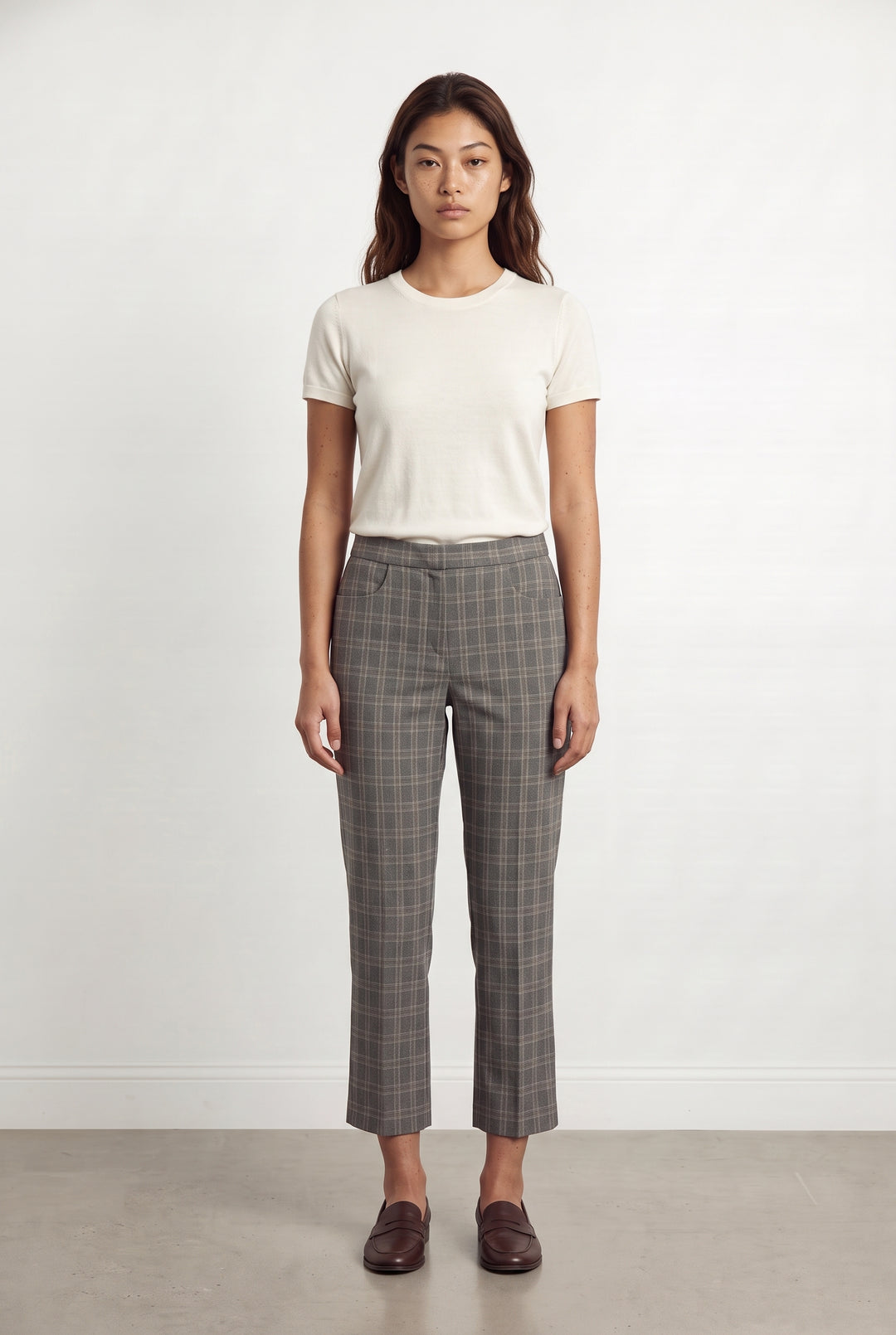 Pantalon à Carreaux Gris - Taille S/36 de la marque Isabel Marant étoile | PARAD99579 - Vendu par Paradigme - Image 1