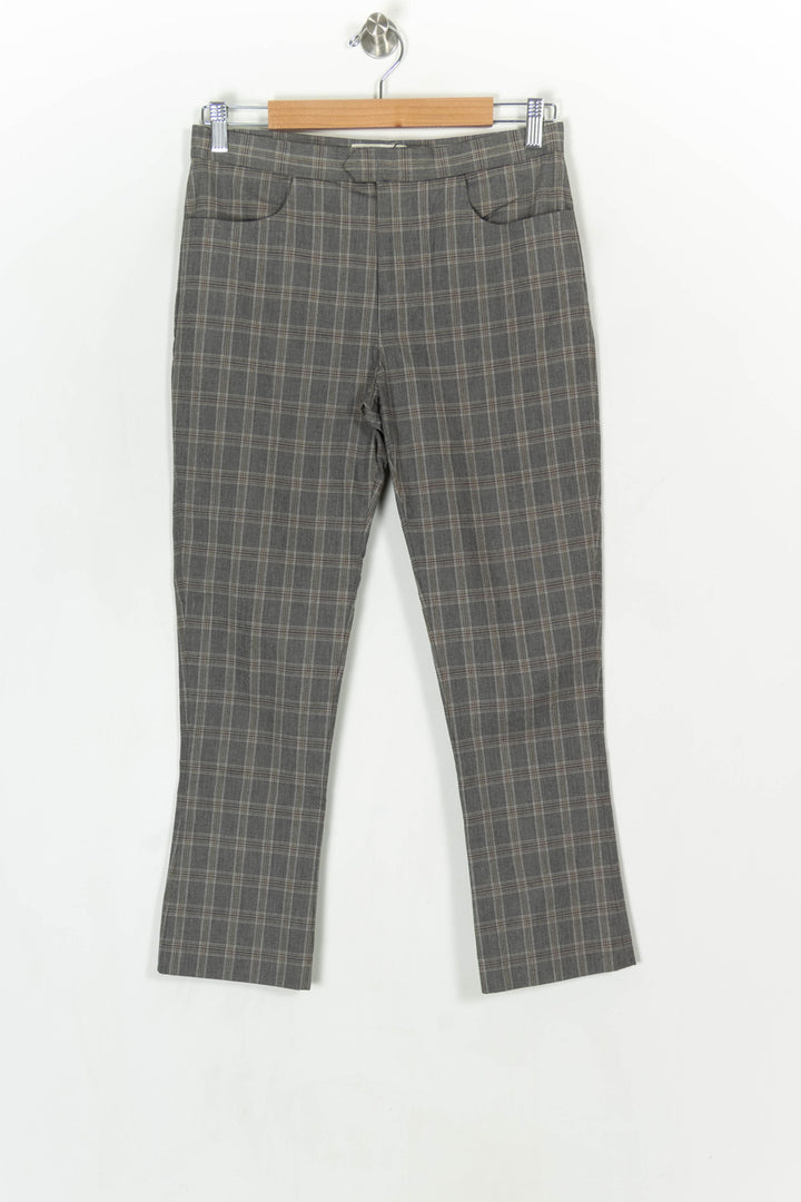 Pantalon à Carreaux Gris - Taille S/36 de la marque Isabel Marant étoile | PARAD99579 - Vendu par Paradigme - Image 2