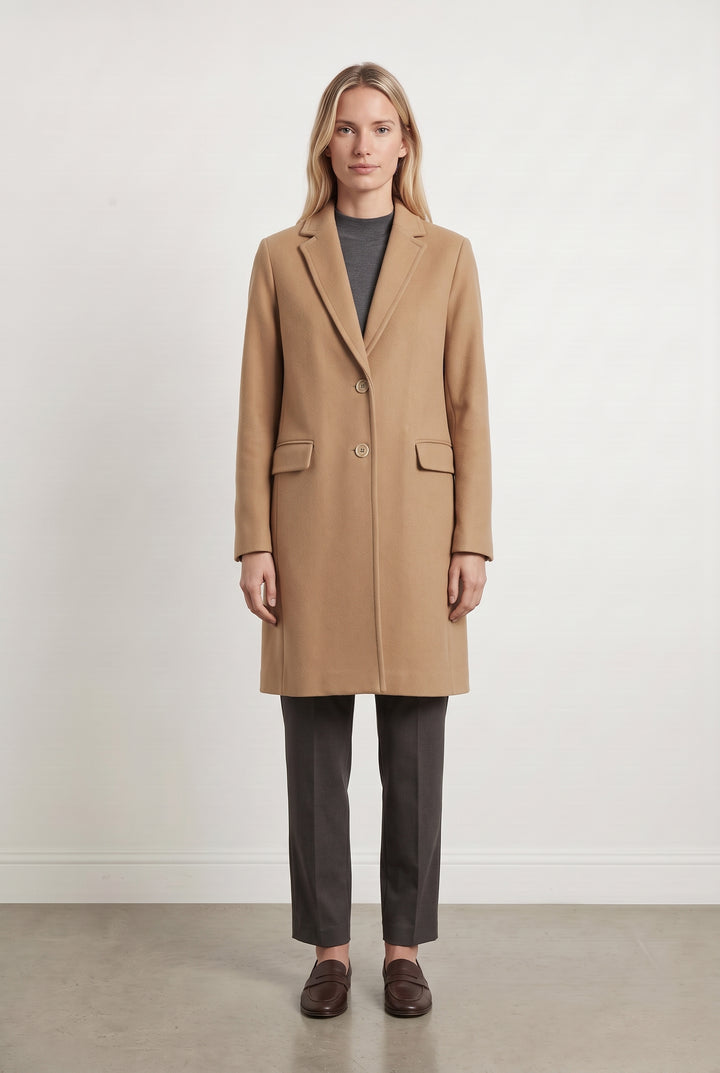 Manteau Long Beige - Taille S/36 de la marque Comptoir des Cotonniers | PARAD99581 - Vendu par Paradigme - Image 1
