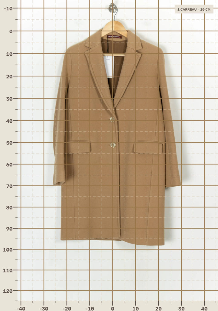 Manteau Long Beige - Taille S/36 de la marque Comptoir des Cotonniers | PARAD99581 - Vendu par Paradigme - Image 4