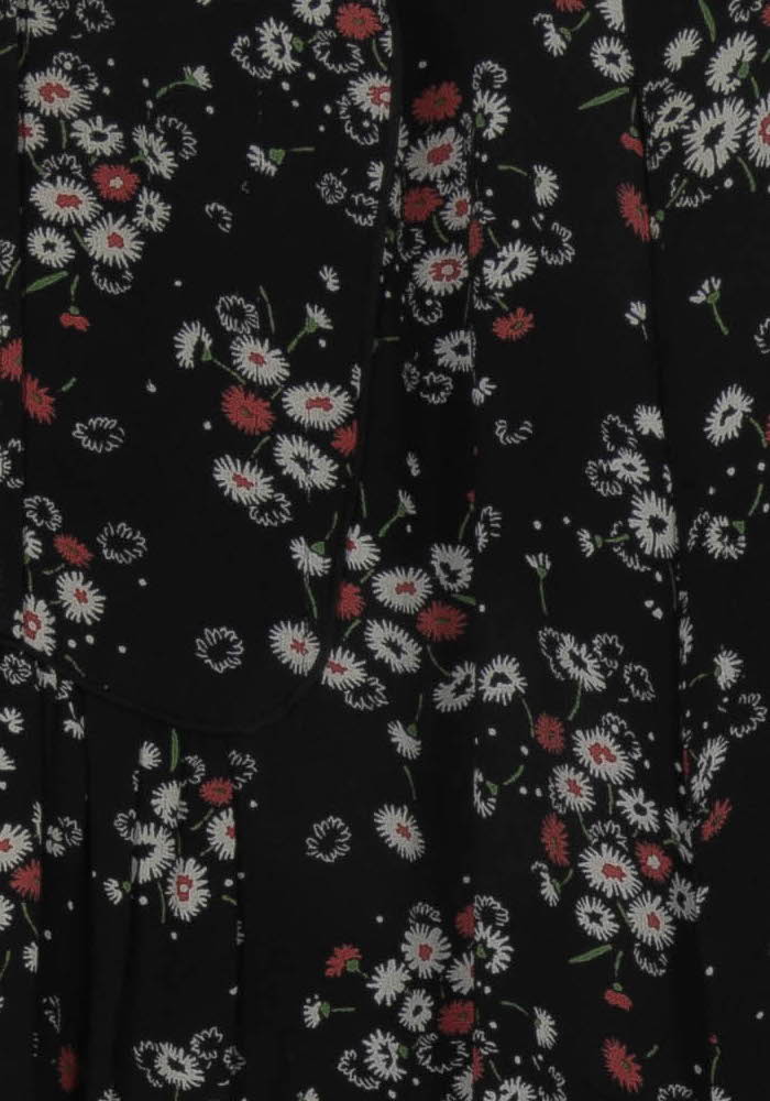 Robe Fleurie Noire - Taille M/38 de la marque Gerard Darel | PARAD99585 - Vendu par Paradigme - Image 3