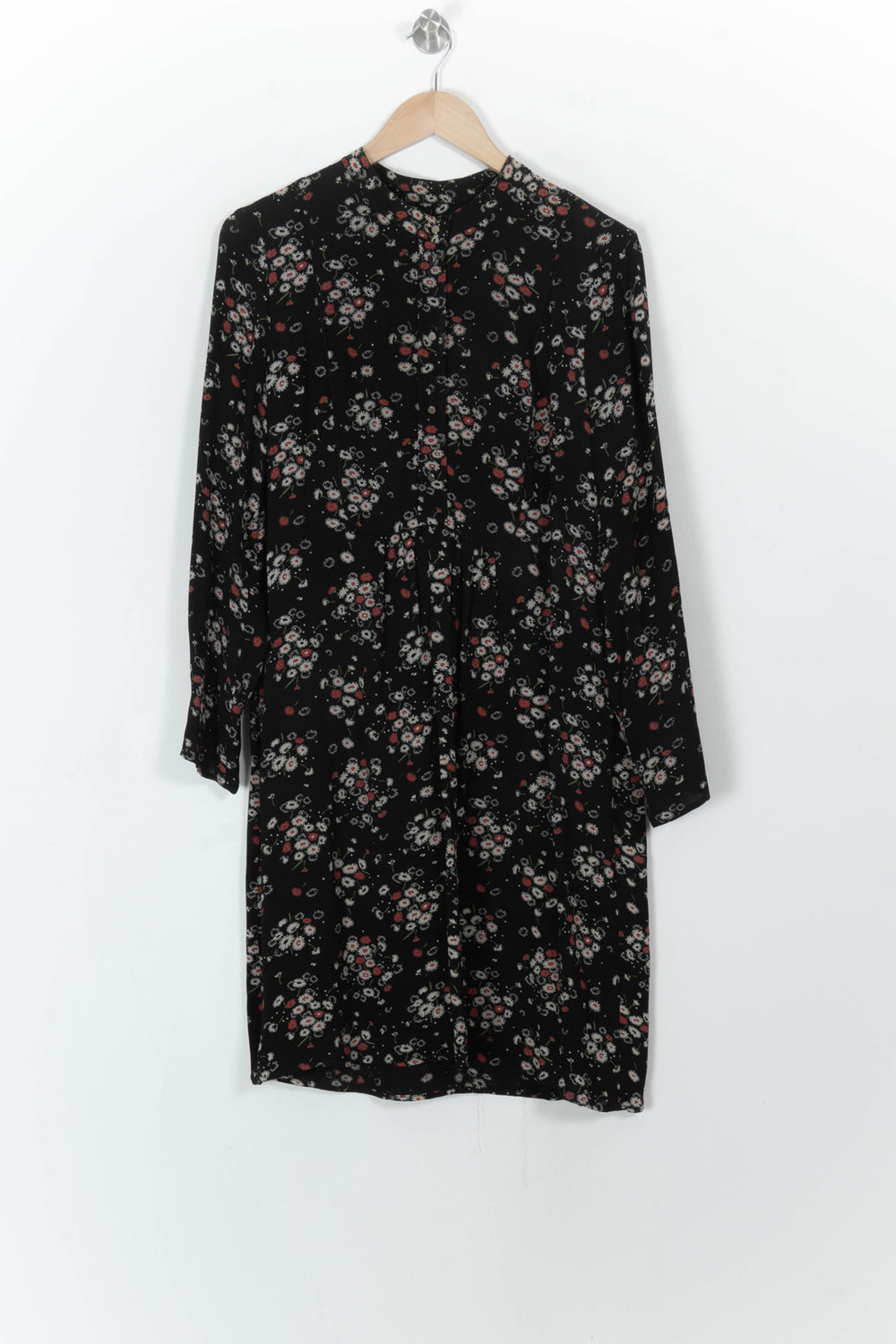 Robe Fleurie Noire - Taille M/38 de la marque Gerard Darel | PARAD99585 - Vendu par Paradigme - Image 2