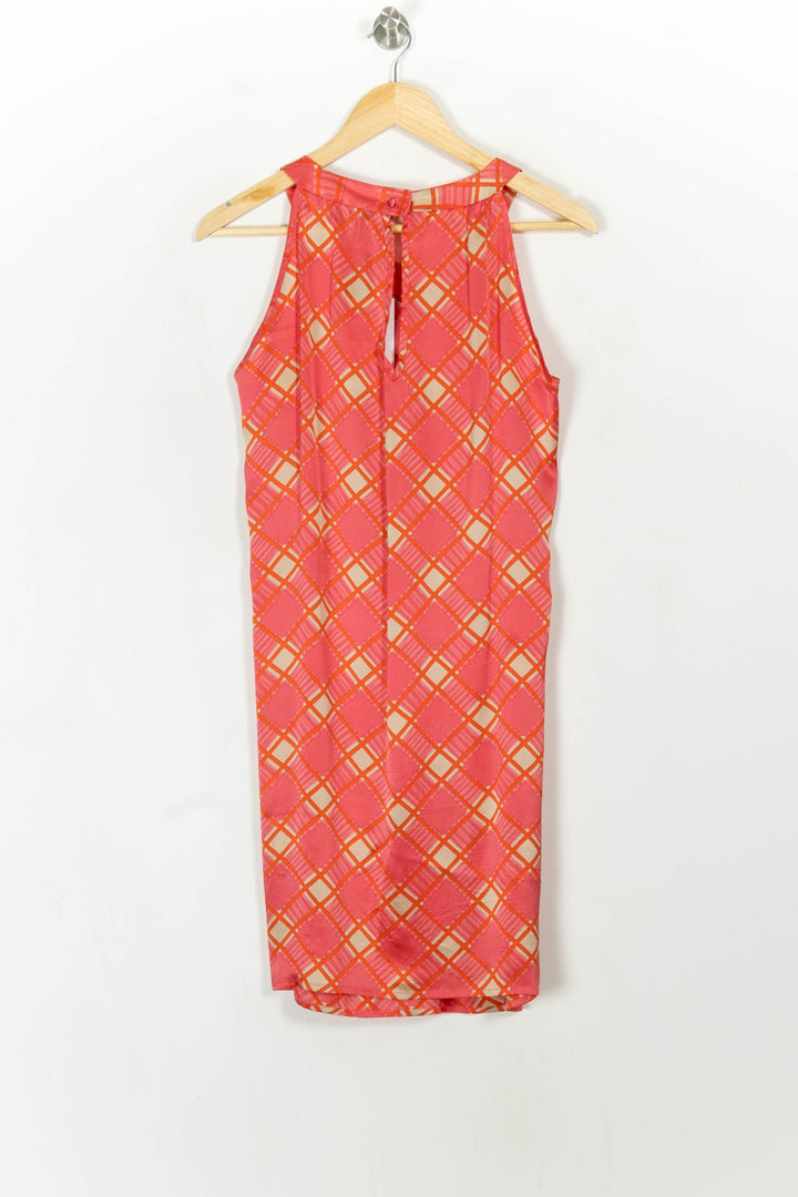 Robe Midi Rouge et Beige - Taille L/40 de la marque Tara Jarmon | PARAD99586 - Vendu par Paradigme - Image 5