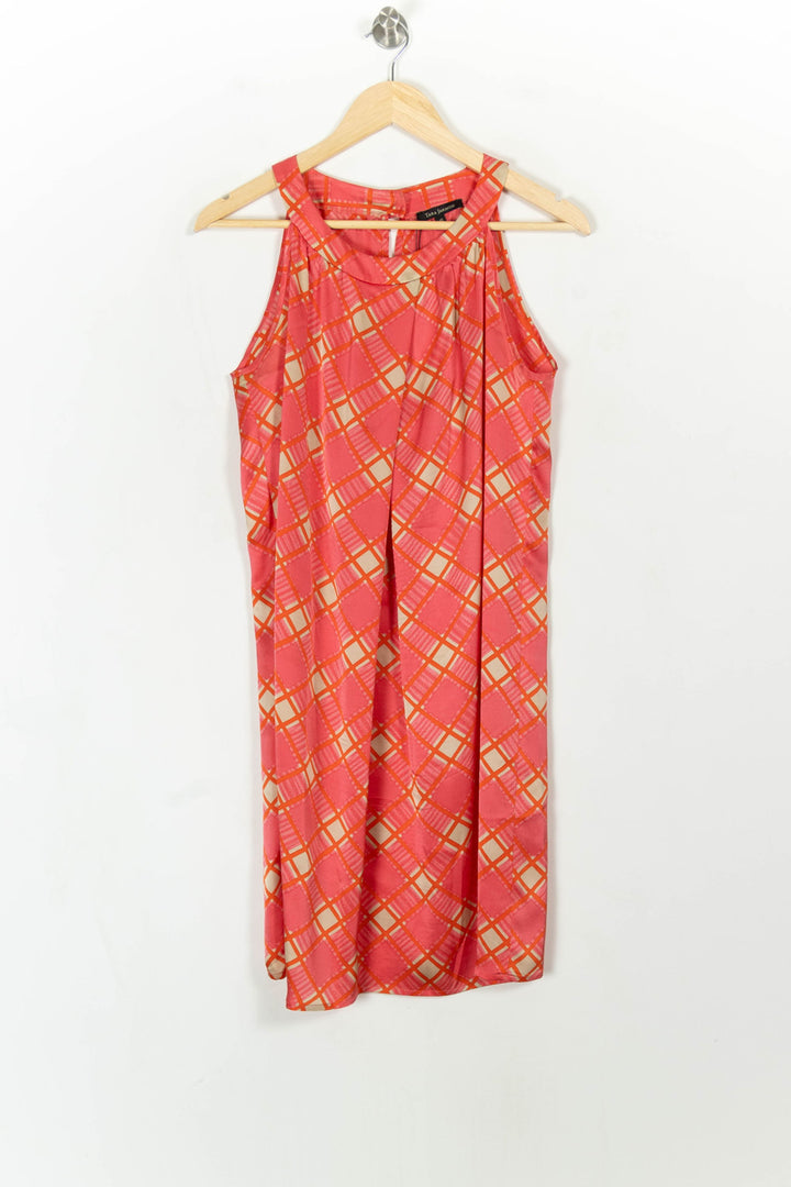Robe Midi Rouge et Beige - Taille L/40 de la marque Tara Jarmon | PARAD99586 - Vendu par Paradigme - Image 2