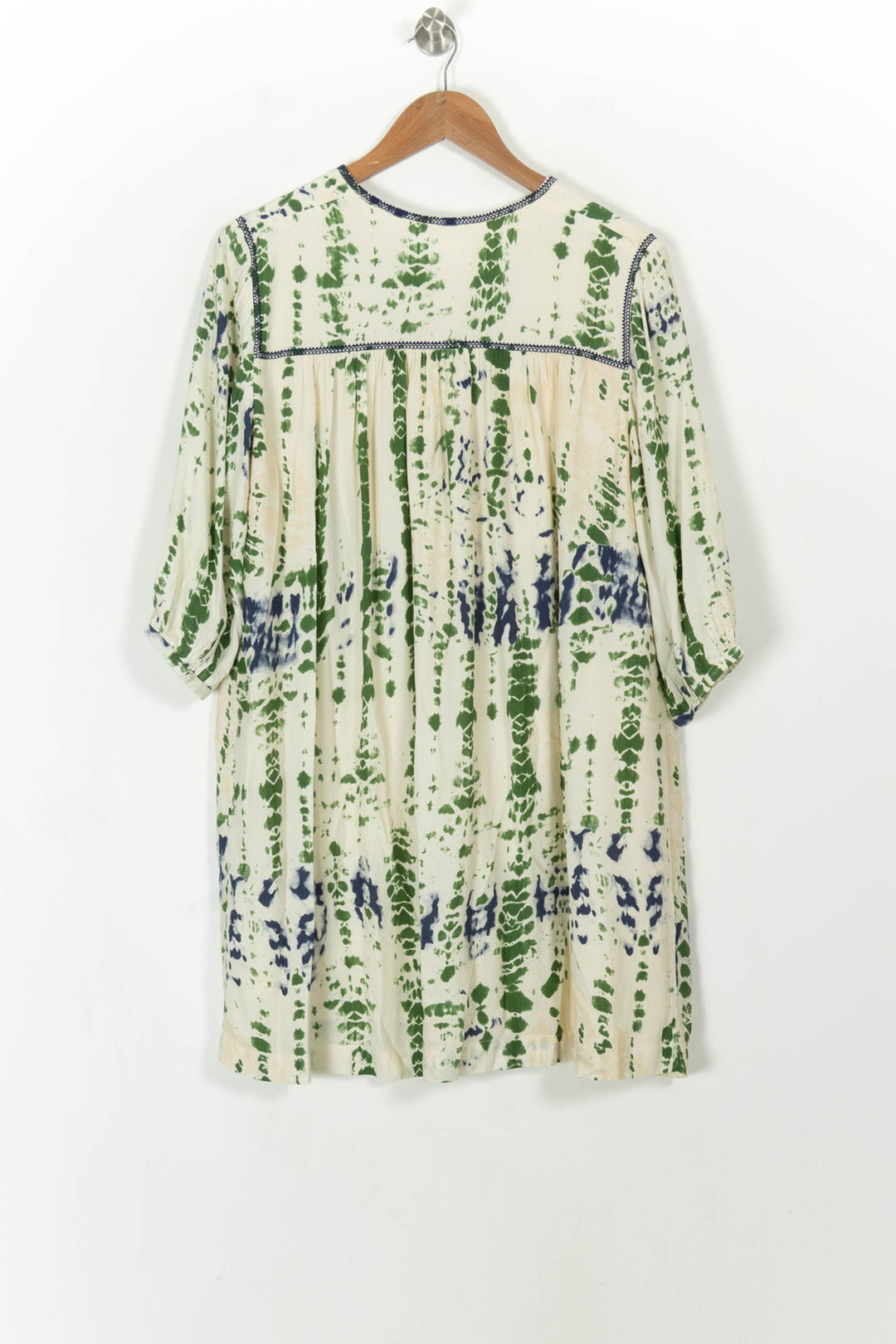 Robe Droite Verte et Bleue - Taille XS/34 de la marque ba&sh | PARAD99598 - Vendu par Paradigme - Image 5