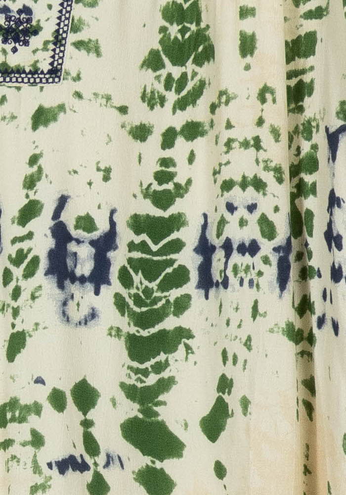 Robe Droite Verte et Bleue - Taille XS/34 de la marque ba&sh | PARAD99598 - Vendu par Paradigme - Image 3
