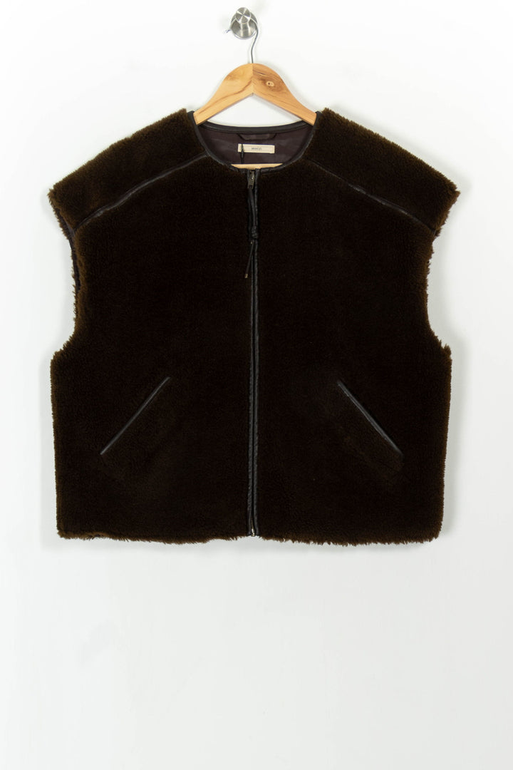 Gilet Marron - Taille M/38 de la marque Sessùn | PARAD99600 - Vendu par Paradigme - Image 2