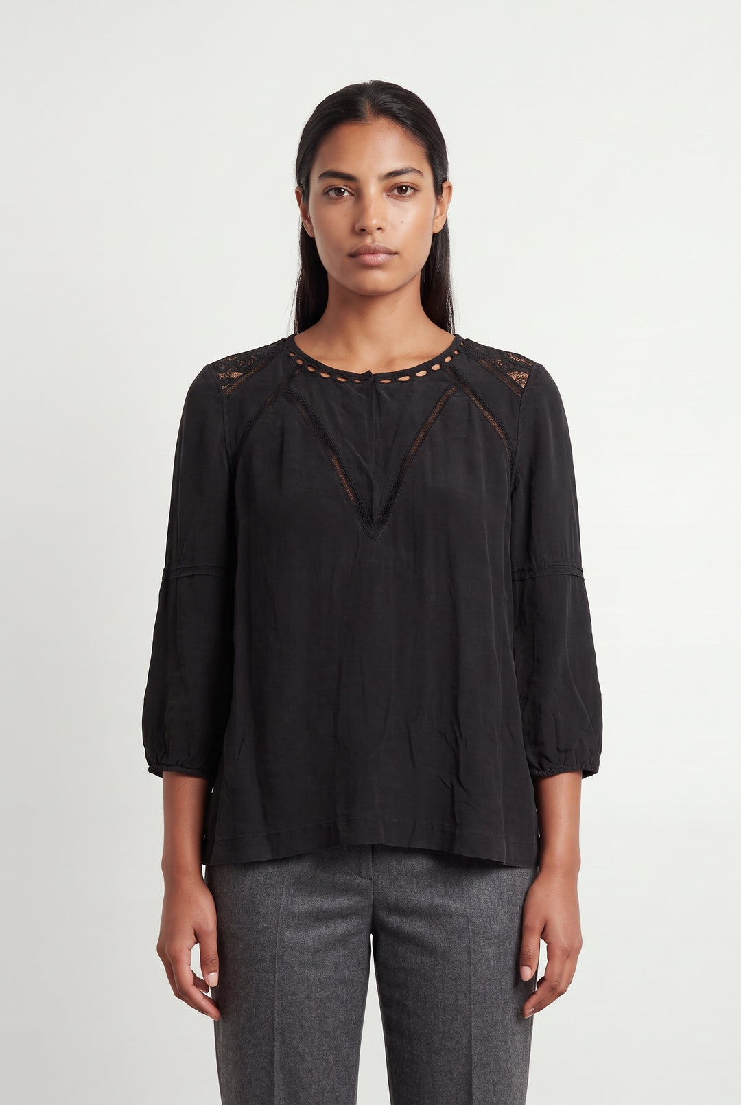 Blouse Noire - Taille L/40 de la marque IRO | PARAD99602 - Vendu par Paradigme - Image 1