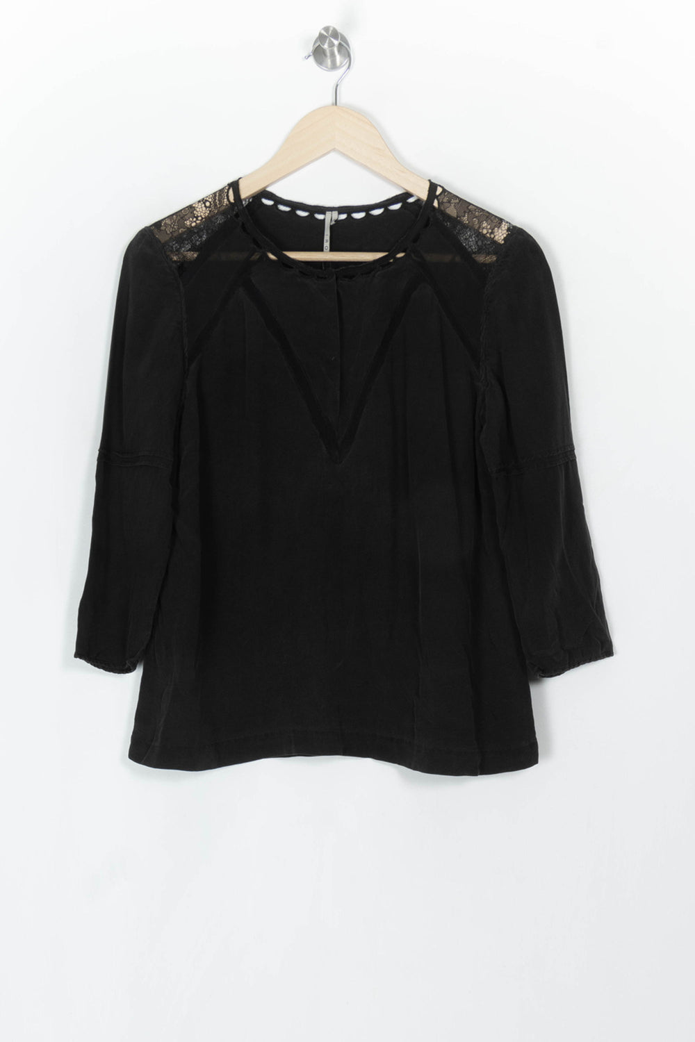Blouse Noire - Taille L/40 de la marque IRO | PARAD99602 - Vendu par Paradigme - Image 2