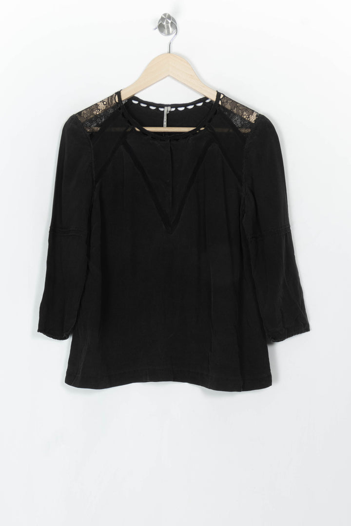 Blouse Noire - Taille L/40 de la marque IRO | PARAD99602 - Vendu par Paradigme - Image 2