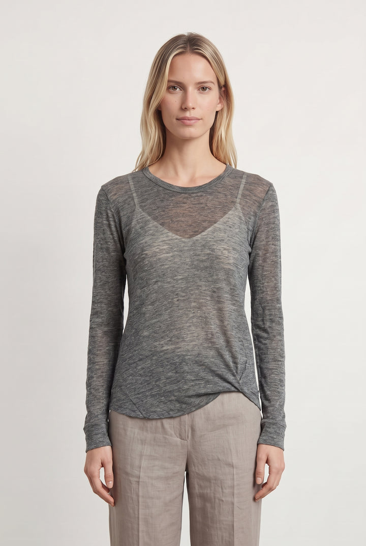 Pull Gris - Taille S/36 de la marque Sandro | PARAD99604 - Vendu par Paradigme - Image 1