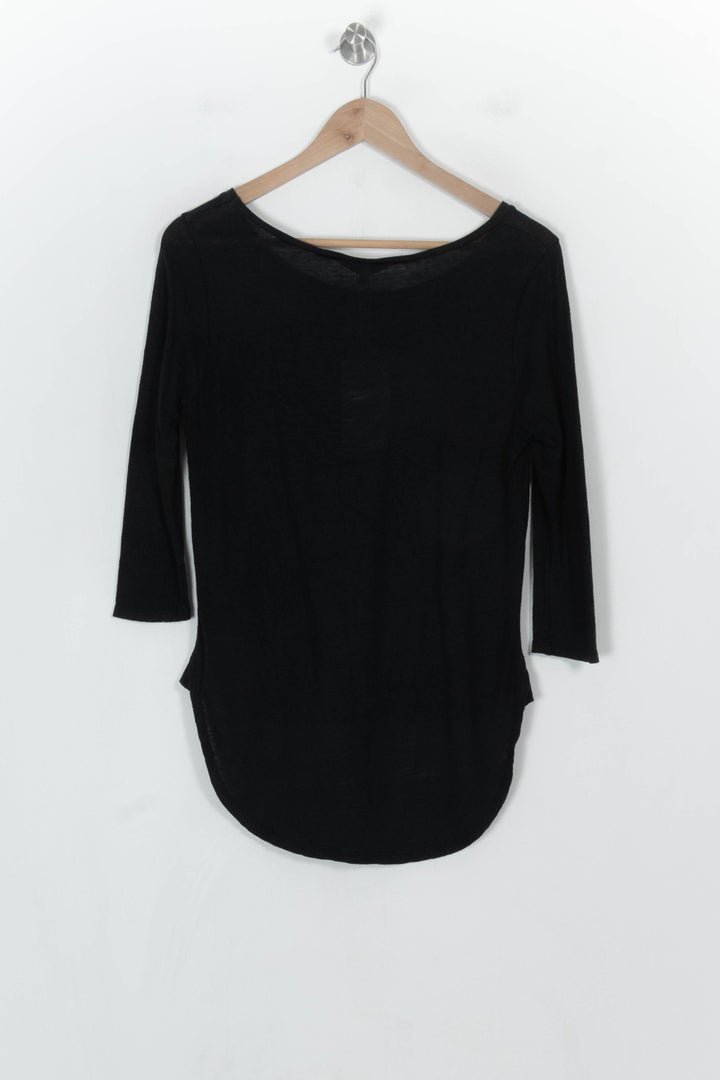 Tunique Noire - Taille S/36 de la marque Sandro | PARAD99605 - Vendu par Paradigme - Image 5
