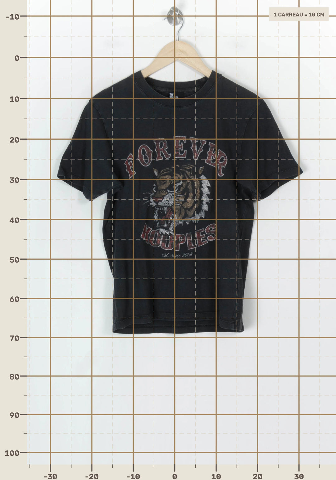 Tee-shirt Noir - Taille S/36 de la marque The Kooples | PARAD99606 - Vendu par Paradigme - Image 4