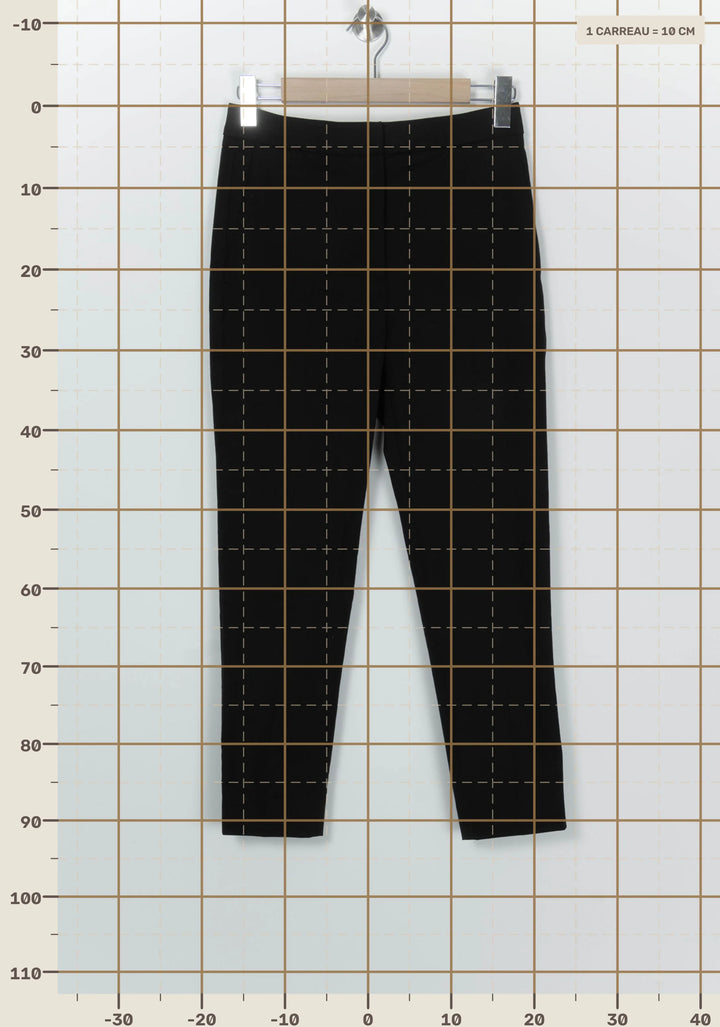 Pantalon Noir - Taille S/36 de la marque Sandro | PARAD99614 - Vendu par Paradigme - Image 4